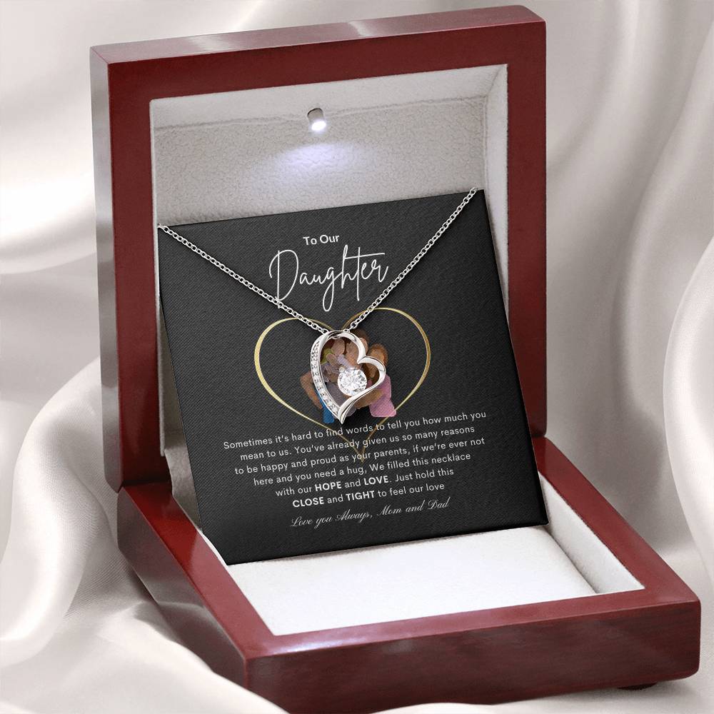 Best gift from Parents | Best gift for Daughter | Best gift for daughters birthday | Best Jewelry Gift from Parents | Forever Love Necklace