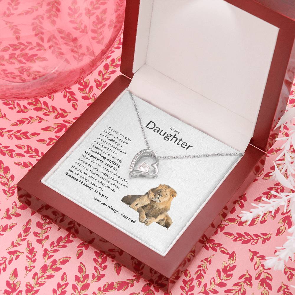 Fathers Intent Necklace | Gift for Daughter | Best Gift for daughters birthday | Gift from dad