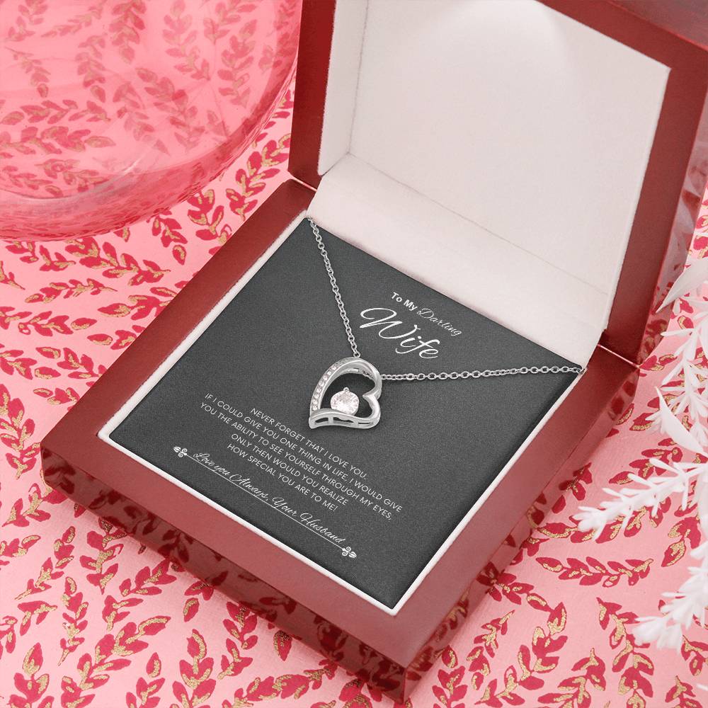 My Treasured Wife Necklace | Forever Love Necklace | Best gift for Wife | Best Gift for Spouse | Best Gift for Soulmate | Best Gift for Wedding anniversary 👩‍❤️‍💋‍👨💞