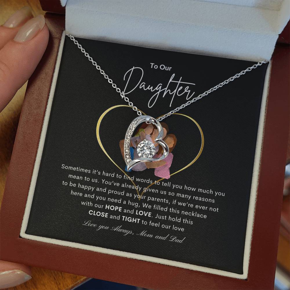 Best gift from Parents | Best gift for Daughter | Best gift for daughters birthday | Best Jewelry Gift from Parents | Forever Love Necklace