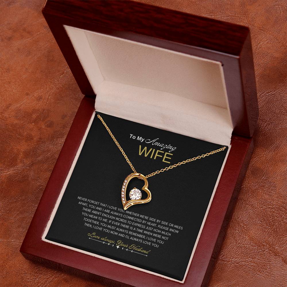 Amazing Wife Forever Love Necklace | Forever Love Necklace | Best Gift for Wife | Anniversary gift for Wife