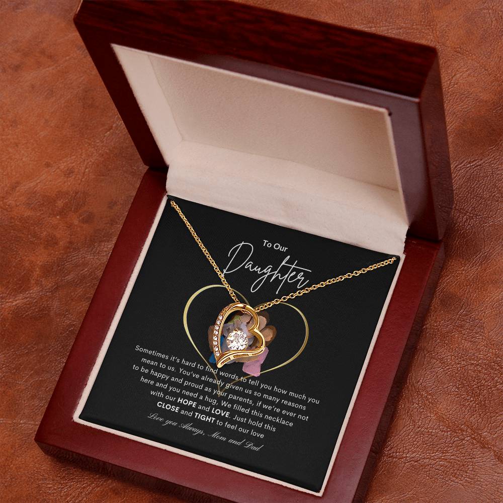 Best gift from Parents | Best gift for Daughter | Best gift for daughters birthday | Best Jewelry Gift from Parents | Forever Love Necklace