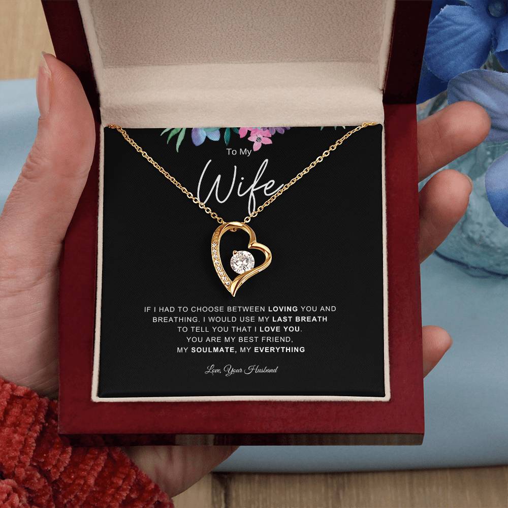 To My Wife | Forever Love  Necklace | Best Gift for Wife | Best Gift for Spouse | Best Gift for Marriage Anniversary | Best Gift for Lovers💞