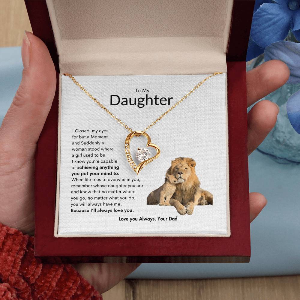 Fathers Intent Necklace | Gift for Daughter | Best Gift for daughters birthday | Gift from dad