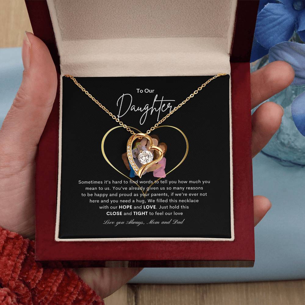 Best gift from Parents | Best gift for Daughter | Best gift for daughters birthday | Best Jewelry Gift from Parents | Forever Love Necklace
