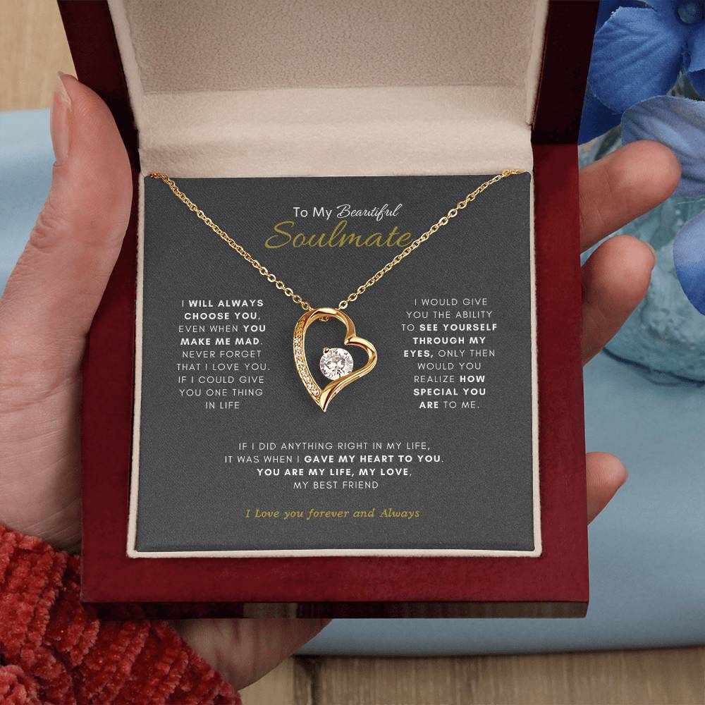 Beautiful Soulmate Necklace | Best Gift for your soulmate | Best Gift for you Wife | Best Jewelry Gift for your Soulmate |