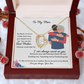 Love you Mom | Forever Love Necklace | Best gift for Mom | Mothers day gift