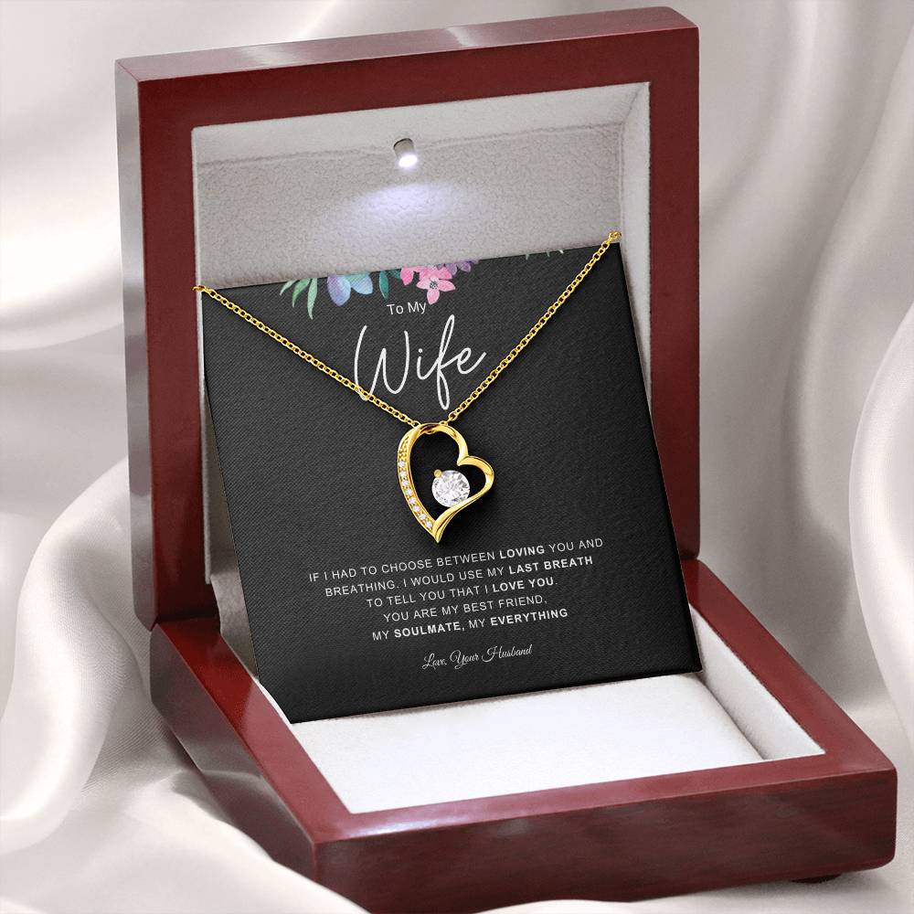 To My Wife | Forever Love  Necklace | Best Gift for Wife | Best Gift for Spouse | Best Gift for Marriage Anniversary | Best Gift for Lovers💞