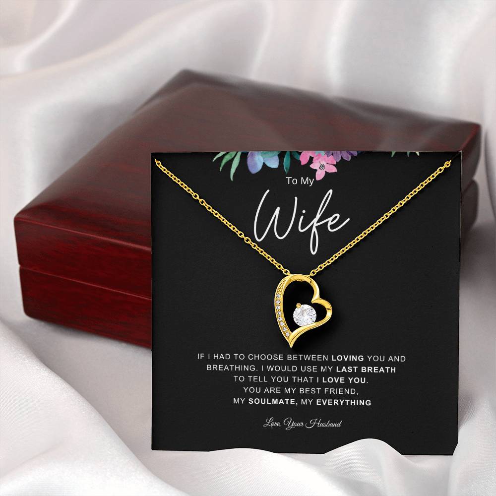 To My Wife | Forever Love  Necklace | Best Gift for Wife | Best Gift for Spouse | Best Gift for Marriage Anniversary | Best Gift for Lovers💞