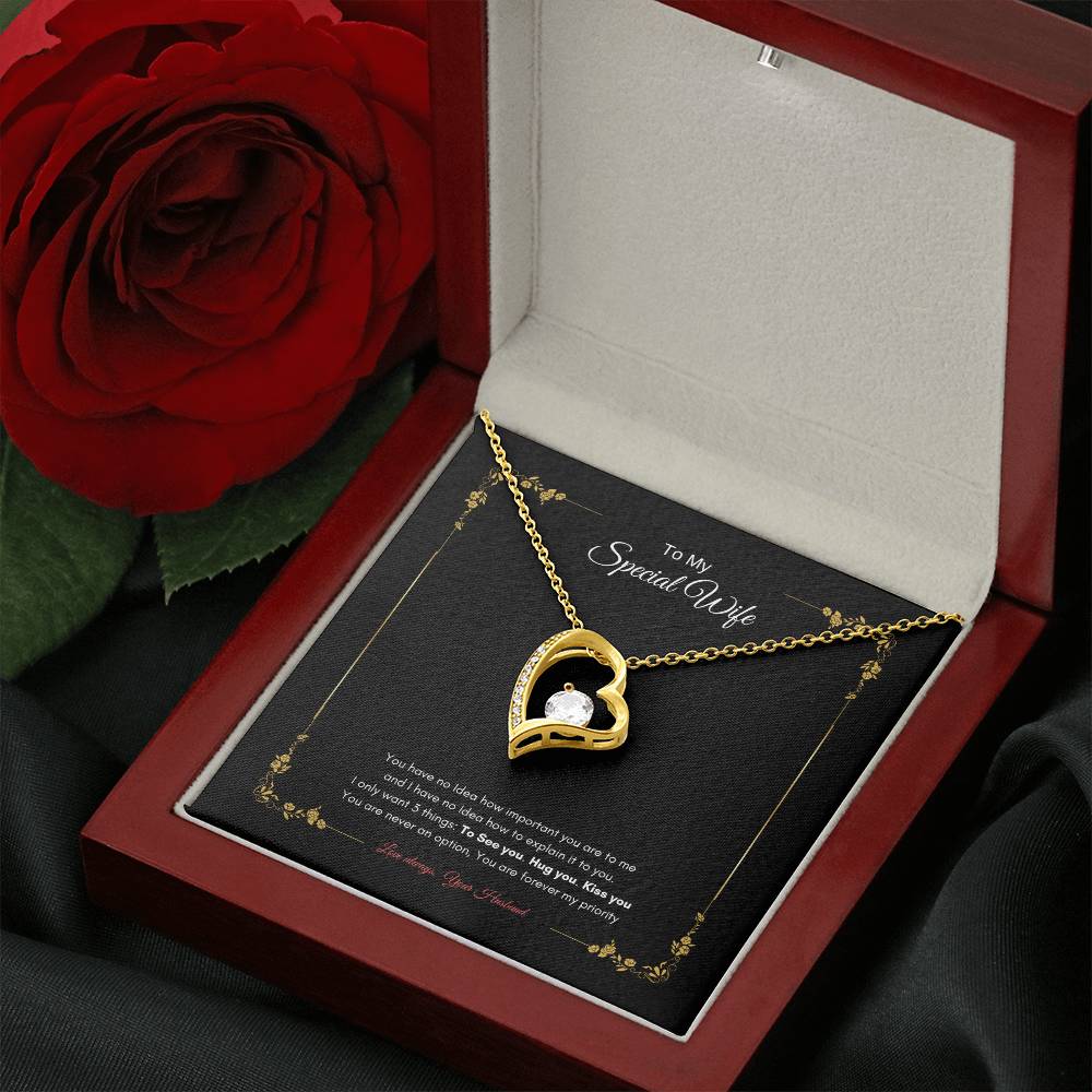 My Special Wife Necklace | Special Love Necklace | Forever Love Necklace