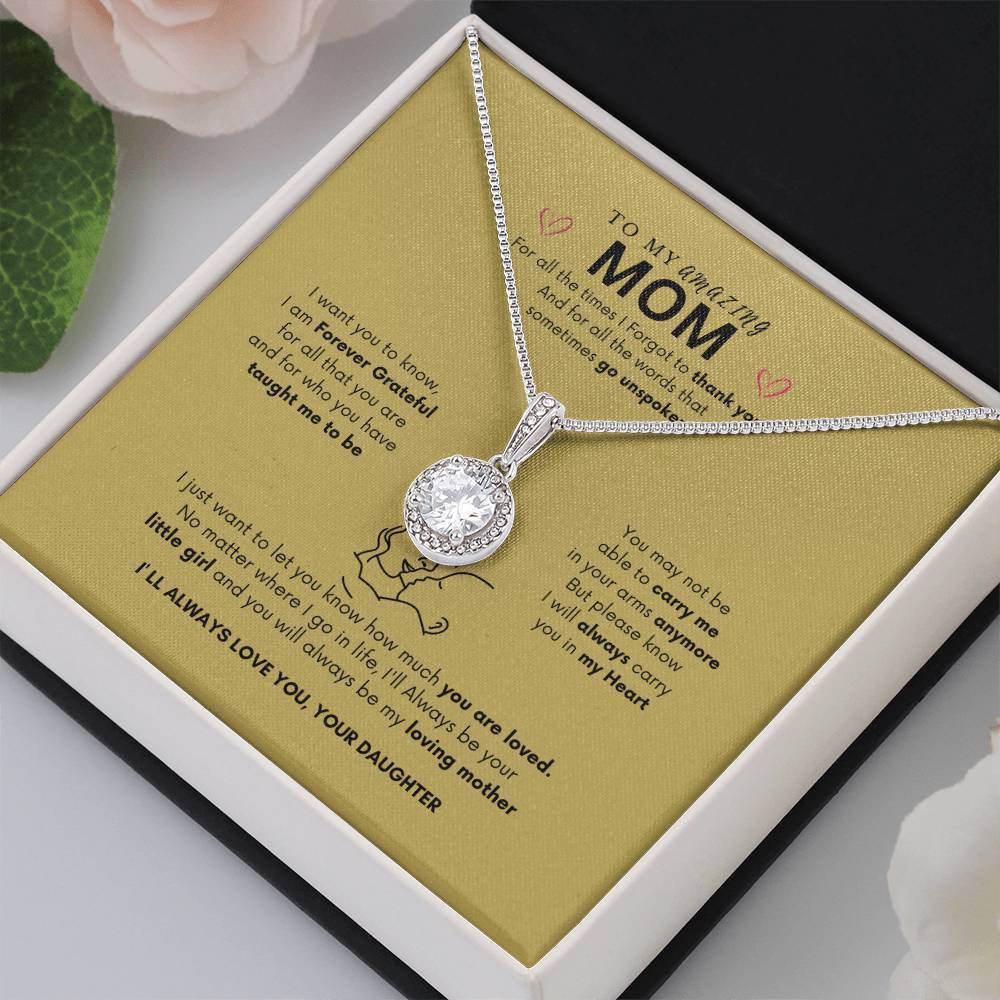 Endless Love Necklace | Best Gift for Mom | Best Gift from Daughter | Eternal Hope Necklace