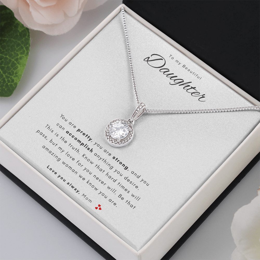 My Beautiful Daughter Necklace | Best gift for daughters | Best Gift for Birthday | Best Gift for Graduation | Eternal Hope Necklace  👩‍👧