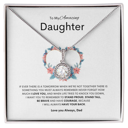 Mom's Guiding Love Eternal Hope Necklace | Best gift for daughter | Best gift for daughters birthday | Best gift for daughters graduation | Best gift from Dad ❤️ 👨‍👧