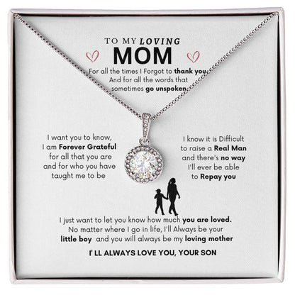 Eternal Love Necklace | Gift for Mom | Gift From Son |