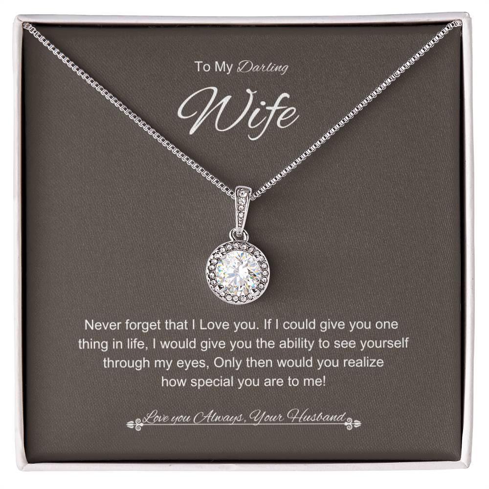 Husbands Gaze Necklace | Eternal Hope Necklace | Best gift for Wife | Best Gift for Spouse | Best gift for Soulmate | Best Gift for Wedding anniversary  💖