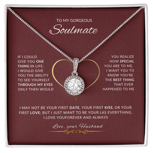To My Gorgeous Soulmate | Best gift for Soulmate | Best Gift for Wife | Best gift for Spouse | Best Gift for wedding anniversary | Eternal Hope Necklace 😍👫