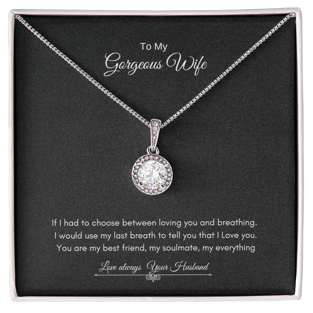To My Gorgeous Wife | Eternal Hope  Necklace | Best Gift for Wife | Best Gift for Soulmate | Best Gift for Marriage Anniversary | Best Gift for Lovers 👩‍❤️‍👨🥰