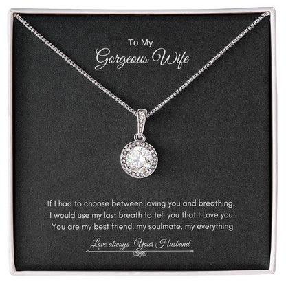 To My Gorgeous Wife | Eternal Hope  Necklace | Best Gift for Wife | Best Gift for Soulmate | Best Gift for Marriage Anniversary | Best Gift for Lovers 👩‍❤️‍👨🥰