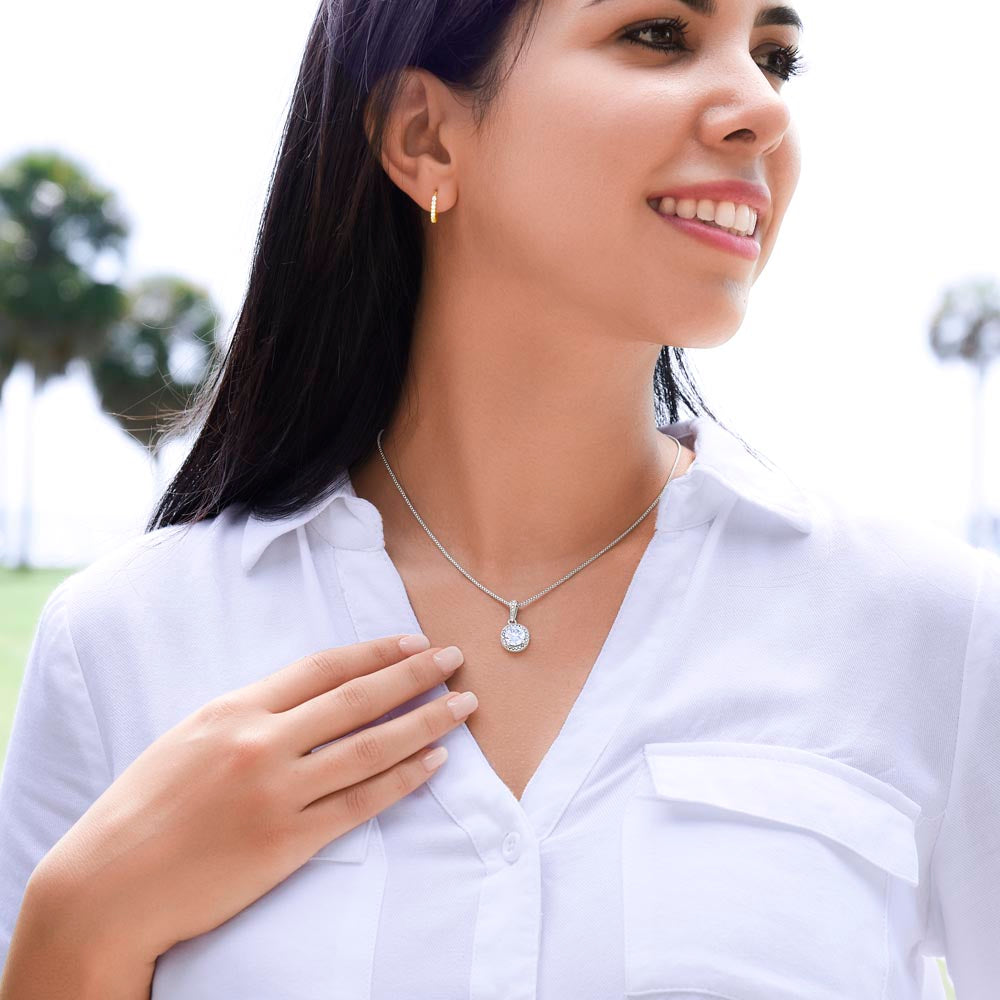 Radiant Hope Daughter Necklace | Gift for Daughter | Eternal Hope Necklace | Gift from Dad