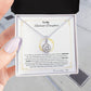 Radiant Daughter Necklace | Radiant Beauty Necklace for daughter | Gift from Dad to daughter