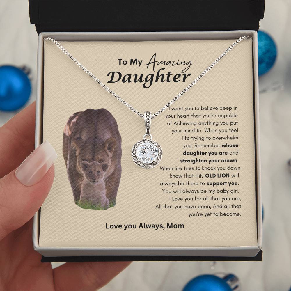 Mothers Eternal Love Necklace | Gift for Daughter | Eternal Hope Necklace