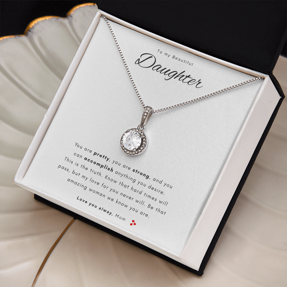 My Beautiful Daughter Necklace | Best gift for daughters | Best Gift for Birthday | Best Gift for Graduation | Eternal Hope Necklace  👩‍👧