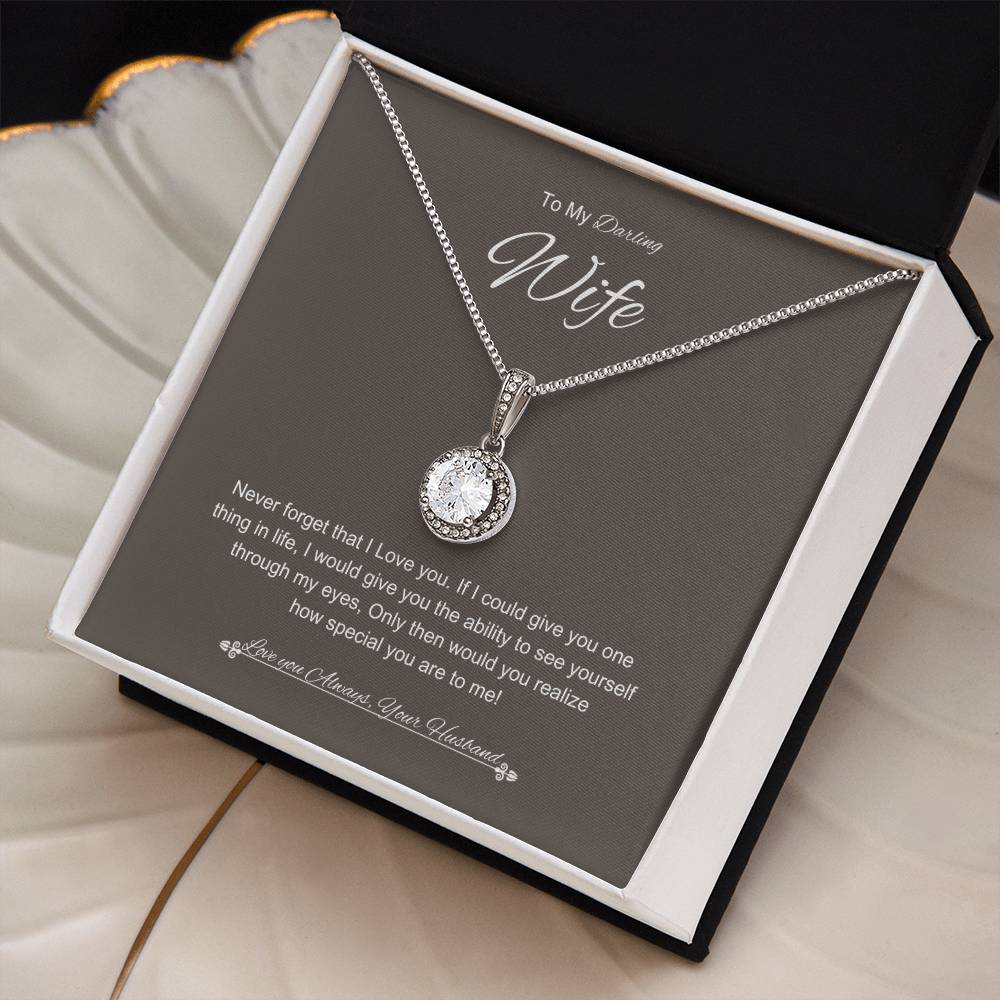 Husbands Gaze Necklace | Eternal Hope Necklace | Best gift for Wife | Best Gift for Spouse | Best gift for Soulmate | Best Gift for Wedding anniversary  💖