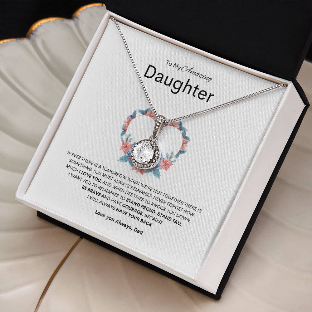 Mom's Guiding Love Eternal Hope Necklace | Best gift for daughter | Best gift for daughters birthday | Best gift for daughters graduation | Best gift from Dad ❤️ 👨‍👧