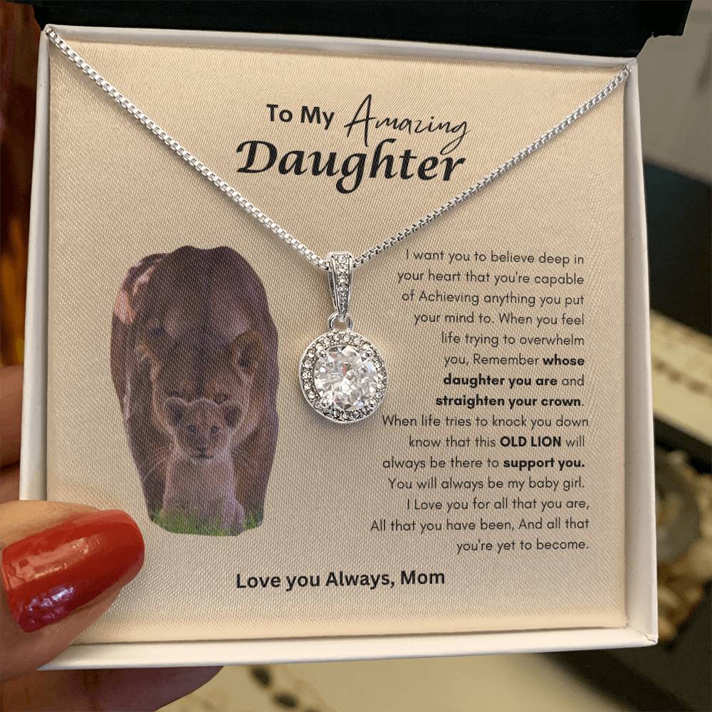 Mothers Eternal Love Necklace | Gift for Daughter | Eternal Hope Necklace