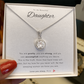 My Beautiful Daughter Necklace | Best gift for daughters | Best Gift for Birthday | Best Gift for Graduation | Eternal Hope Necklace  👩‍👧
