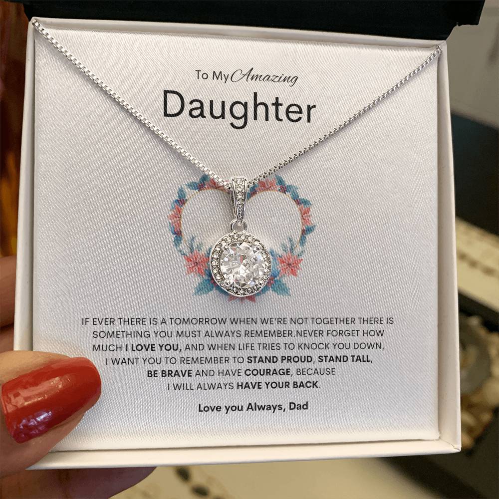 Mom's Guiding Love Eternal Hope Necklace | Best gift for daughter | Best gift for daughters birthday | Best gift for daughters graduation | Best gift from Dad ❤️ 👨‍👧