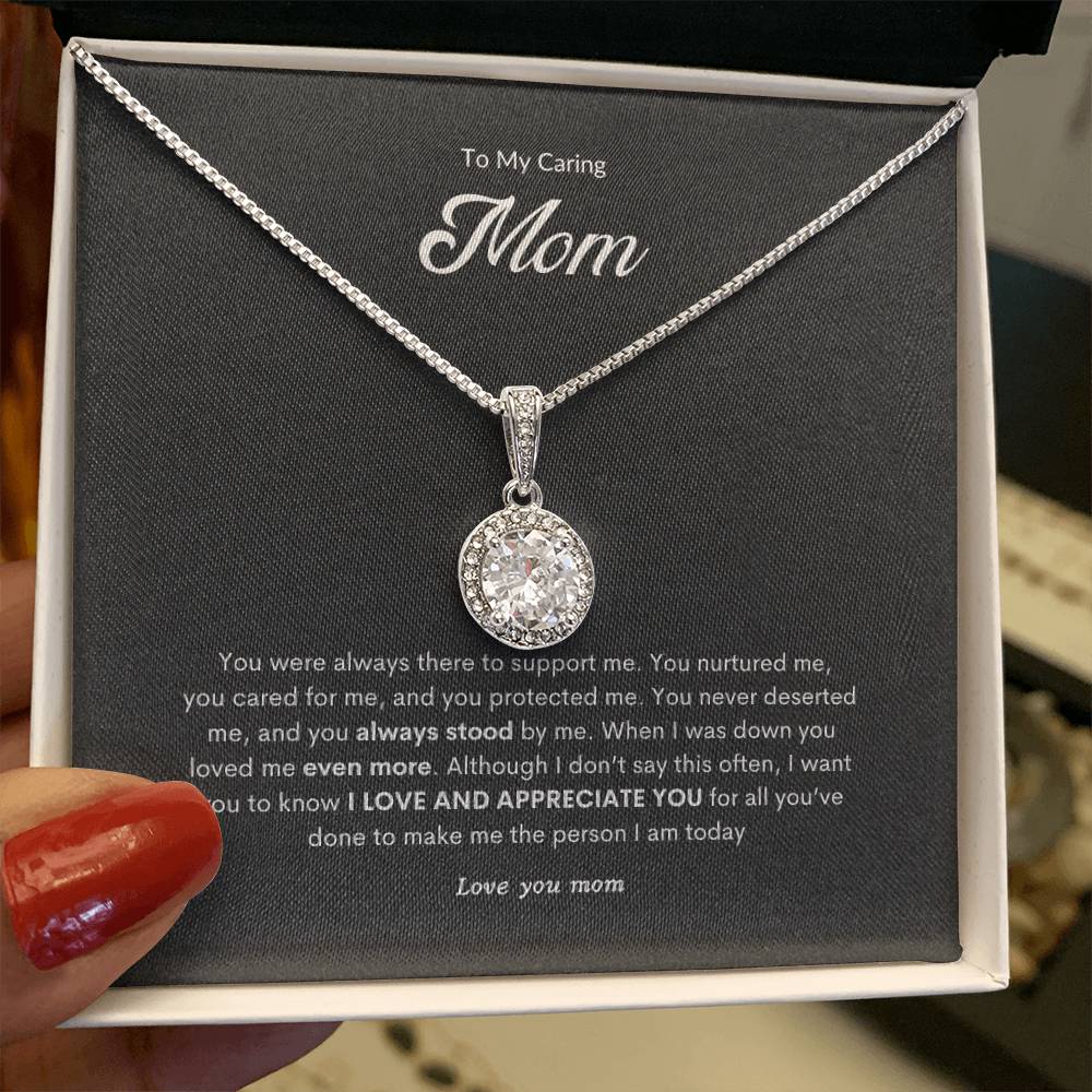 Cherish Heart Necklace  | Best Necklace for Mom | Best Gift for Mothers day | Best Gift from Son | Best Jewelry gift for Mom | Best Heart felt gift for mom