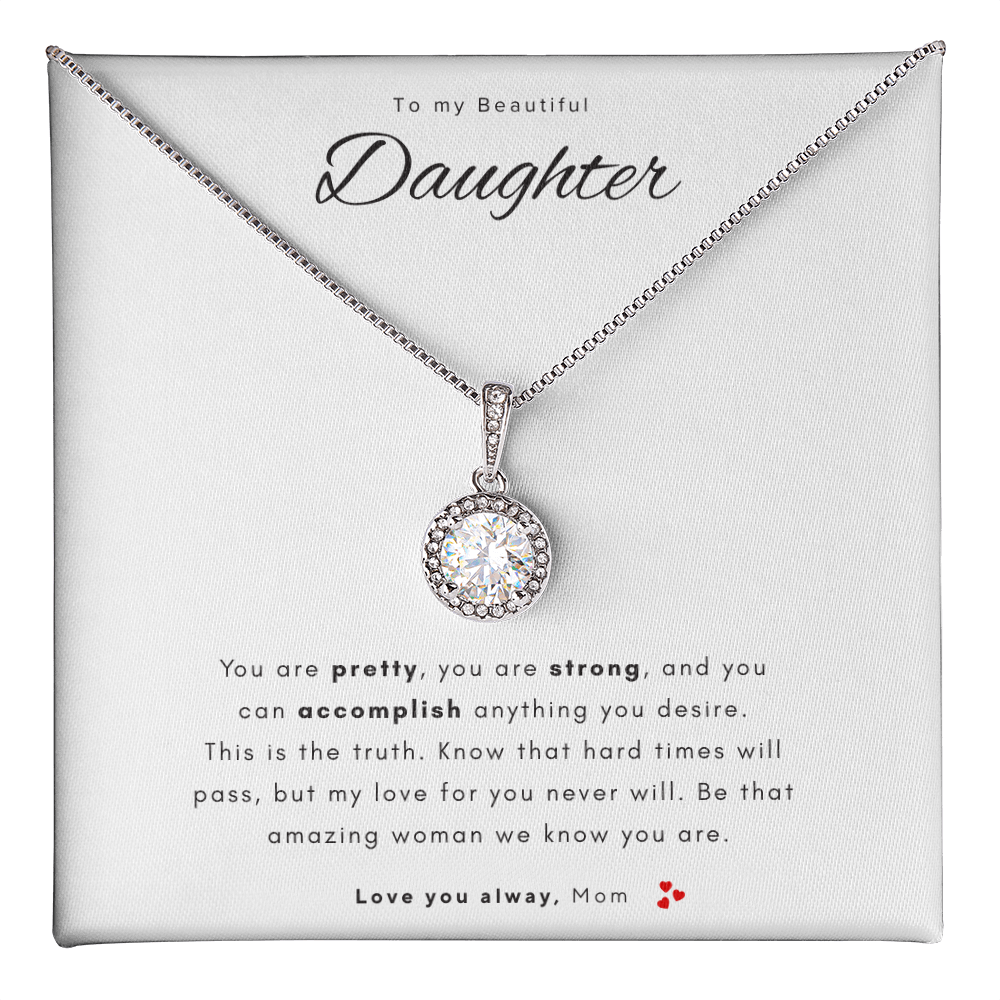 My Beautiful Daughter Necklace | Best gift for daughters | Best Gift for Birthday | Best Gift for Graduation | Eternal Hope Necklace  👩‍👧