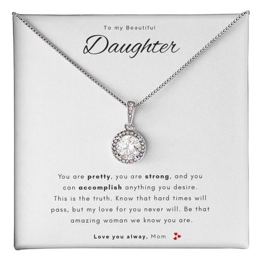My Beautiful Daughter Necklace | Best gift for daughters | Best Gift for Birthday | Best Gift for Graduation | Eternal Hope Necklace  👩‍👧