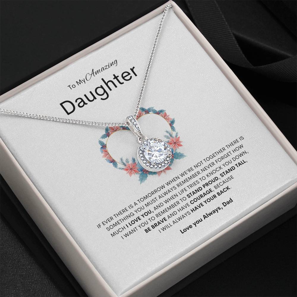Mom's Guiding Love Eternal Hope Necklace | Best gift for daughter | Best gift for daughters birthday | Best gift for daughters graduation | Best gift from Dad ❤️ 👨‍👧