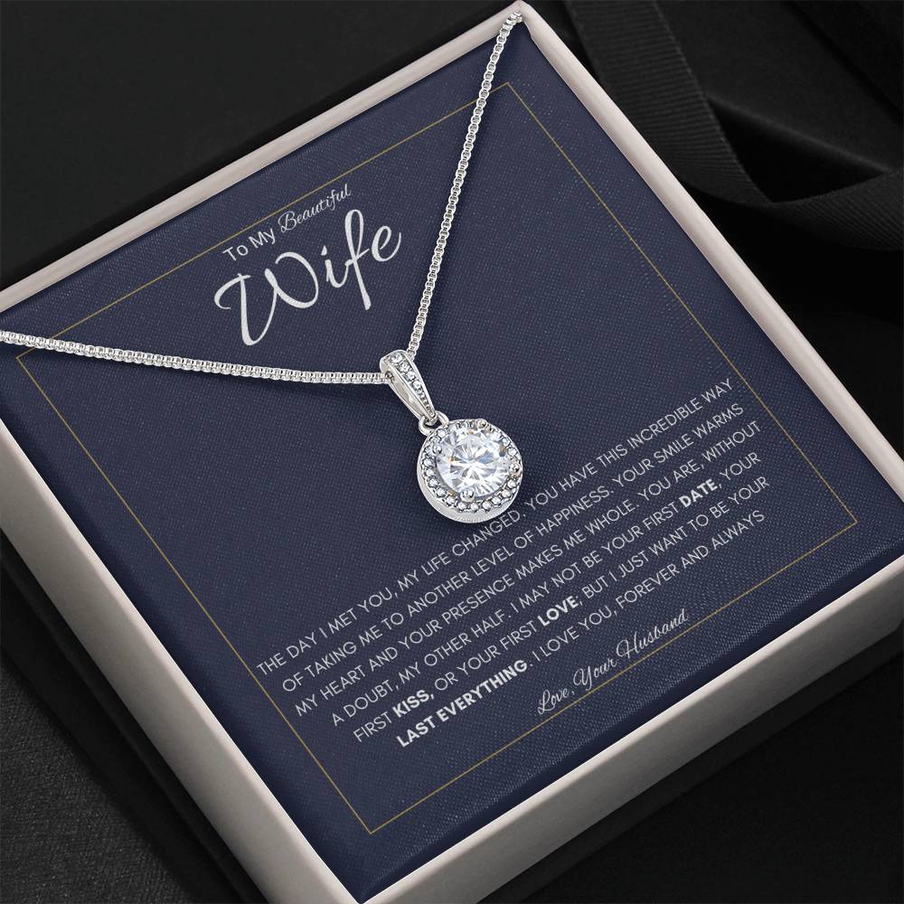 To my Beautiful Wife | Eternal Hope  Necklace | Best Gift for Wife | Best Gift for Spouse | Best Gift for Marriage Anniversary | Best Gift for Lovers 👩‍❤️‍👨