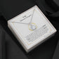 Radiant Daughter Necklace | Radiant Beauty Necklace for daughter | Gift from Dad to daughter