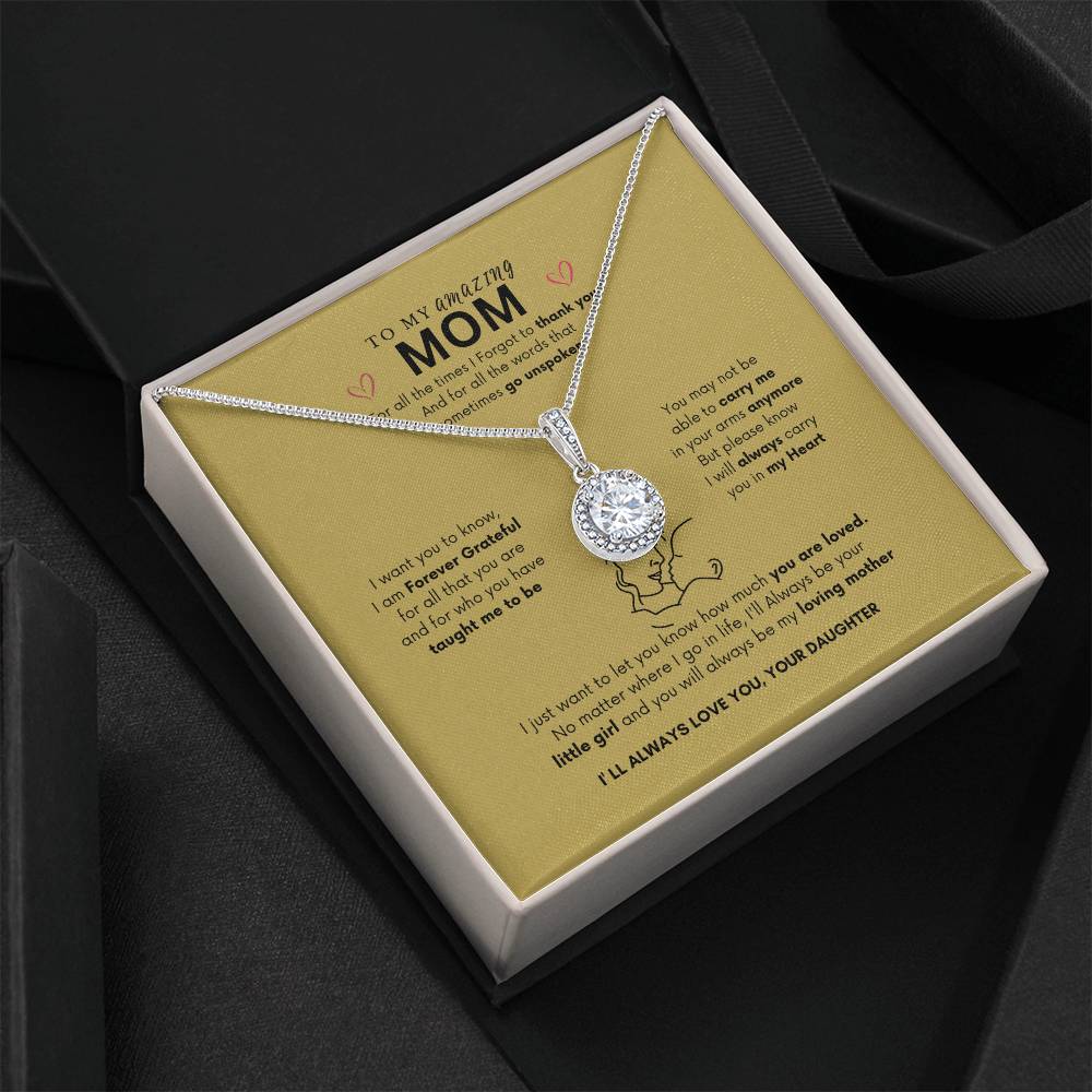 Endless Love Necklace | Best Gift for Mom | Best Gift from Daughter | Eternal Hope Necklace