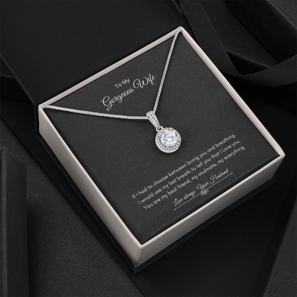 To My Gorgeous Wife | Eternal Hope  Necklace | Best Gift for Wife | Best Gift for Soulmate | Best Gift for Marriage Anniversary | Best Gift for Lovers 👩‍❤️‍👨🥰