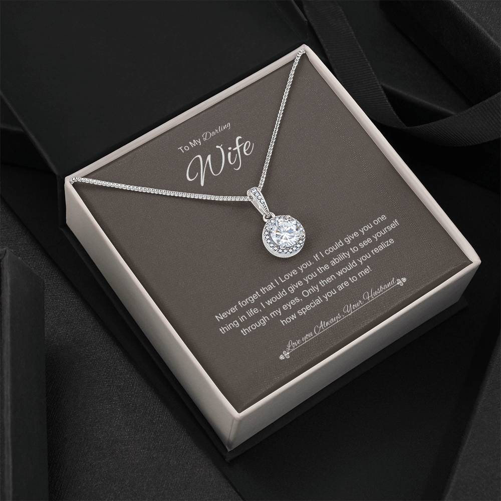 Husbands Gaze Necklace | Eternal Hope Necklace | Best gift for Wife | Best Gift for Spouse | Best gift for Soulmate | Best Gift for Wedding anniversary  💖