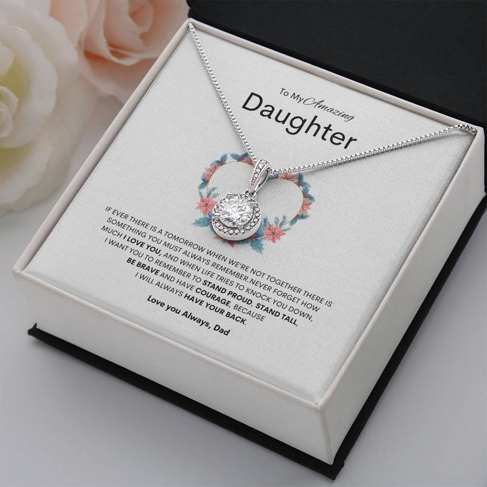 Mom's Guiding Love Eternal Hope Necklace | Best gift for daughter | Best gift for daughters birthday | Best gift for daughters graduation | Best gift from Dad ❤️ 👨‍👧