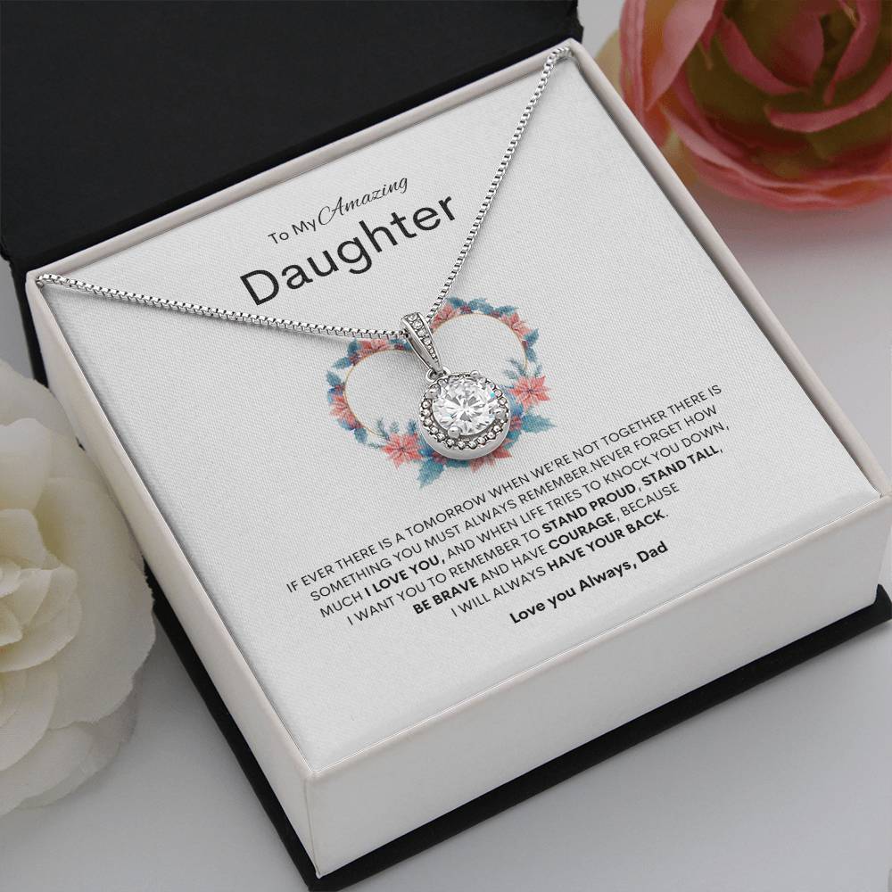 Mom's Guiding Love Eternal Hope Necklace | Best gift for daughter | Best gift for daughters birthday | Best gift for daughters graduation | Best gift from Dad ❤️ 👨‍👧