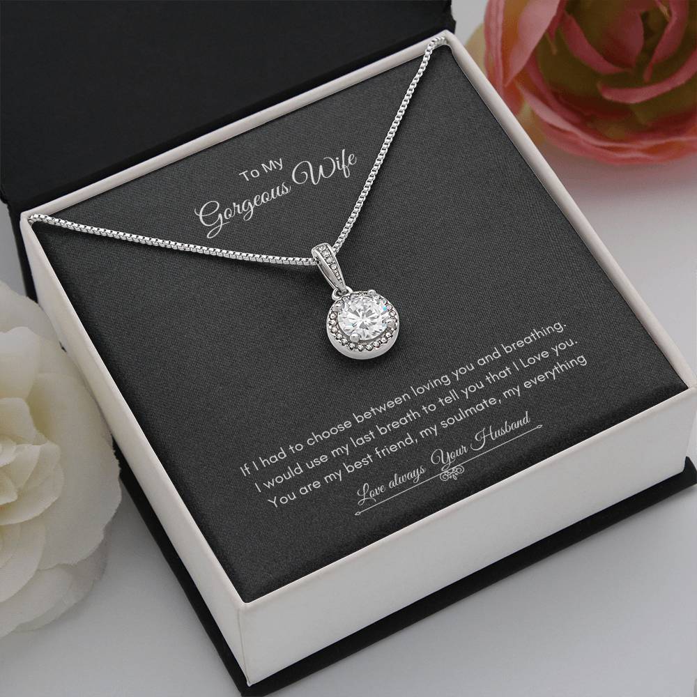 To My Gorgeous Wife | Eternal Hope  Necklace | Best Gift for Wife | Best Gift for Soulmate | Best Gift for Marriage Anniversary | Best Gift for Lovers 👩‍❤️‍👨🥰