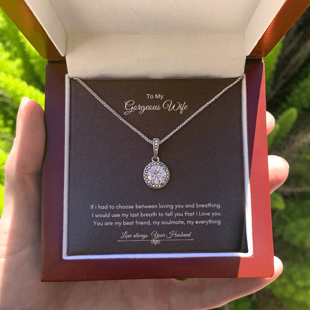 To My Gorgeous Wife | Eternal Hope  Necklace | Best Gift for Wife | Best Gift for Soulmate | Best Gift for Marriage Anniversary | Best Gift for Lovers 👩‍❤️‍👨🥰