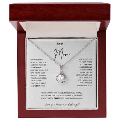 Dear Mom | Eternal Hope Necklace | Best gift for Mom | Best Mothers Day Gift | Surprise mom |