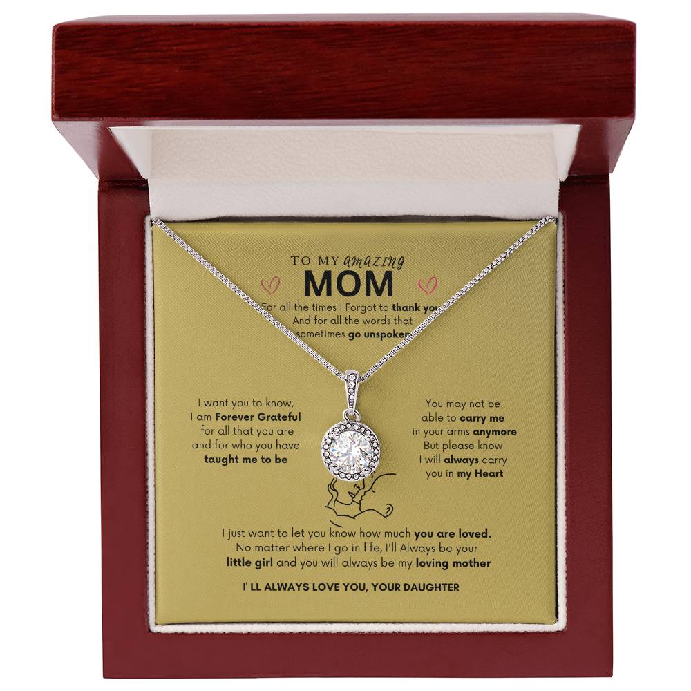 Endless Love Necklace | Best Gift for Mom | Best Gift from Daughter | Eternal Hope Necklace