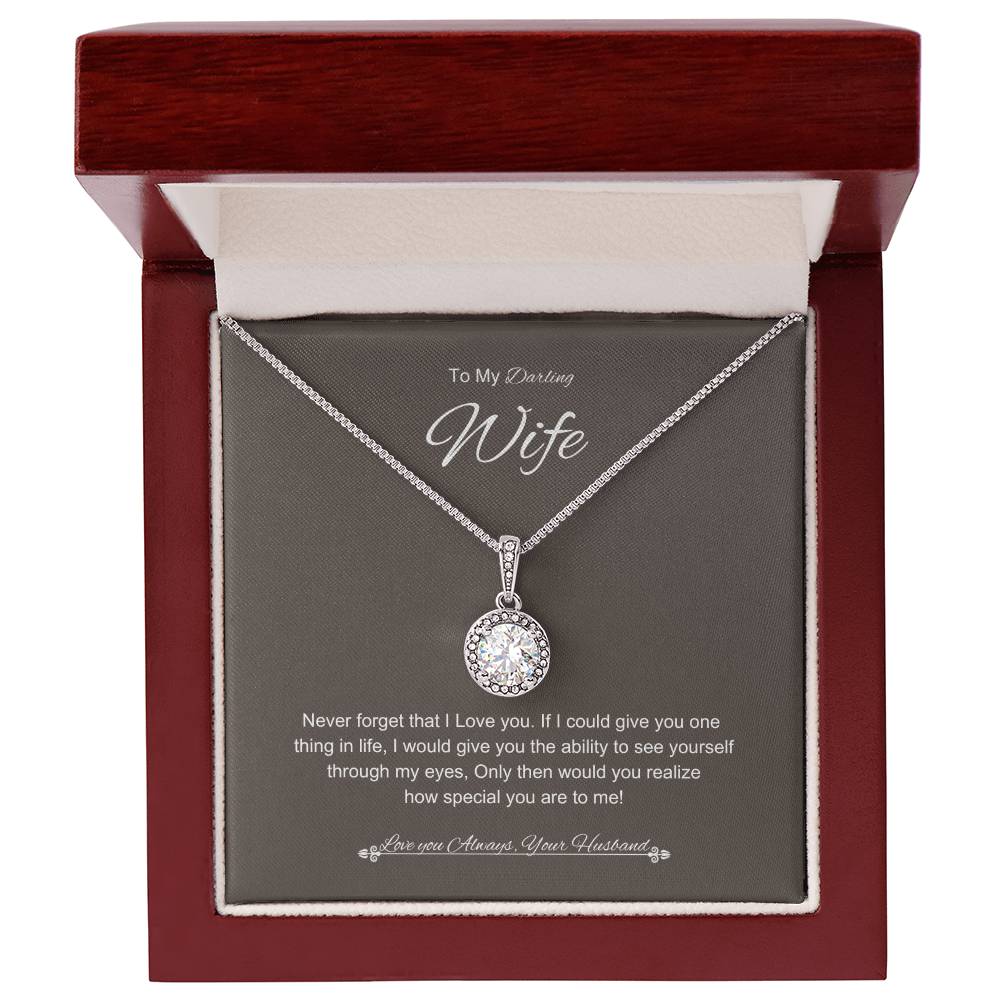 Husbands Gaze Necklace | Eternal Hope Necklace | Best gift for Wife | Best Gift for Spouse | Best gift for Soulmate | Best Gift for Wedding anniversary  💖