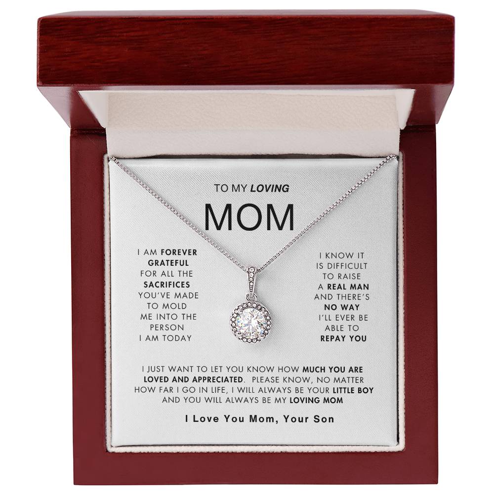 Grateful to Mom Necklace | Best Gift for Mom | Best Gift from Son | Best Gift for Mothers day | Best Jewelry gift for Mom 😍