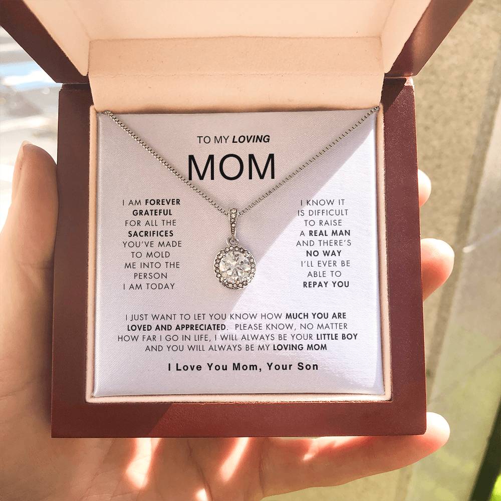 Grateful to Mom Necklace | Best Gift for Mom | Best Gift from Son | Best Gift for Mothers day | Best Jewelry gift for Mom 😍
