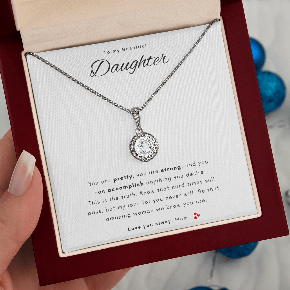 My Beautiful Daughter Necklace | Best gift for daughters | Best Gift for Birthday | Best Gift for Graduation | Eternal Hope Necklace  👩‍👧